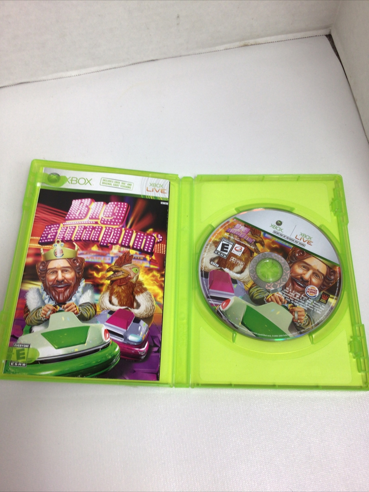 Big Pimpin Bumper Cars Xbox and Xbox 360 Release 2007 in Original Case w Manual#