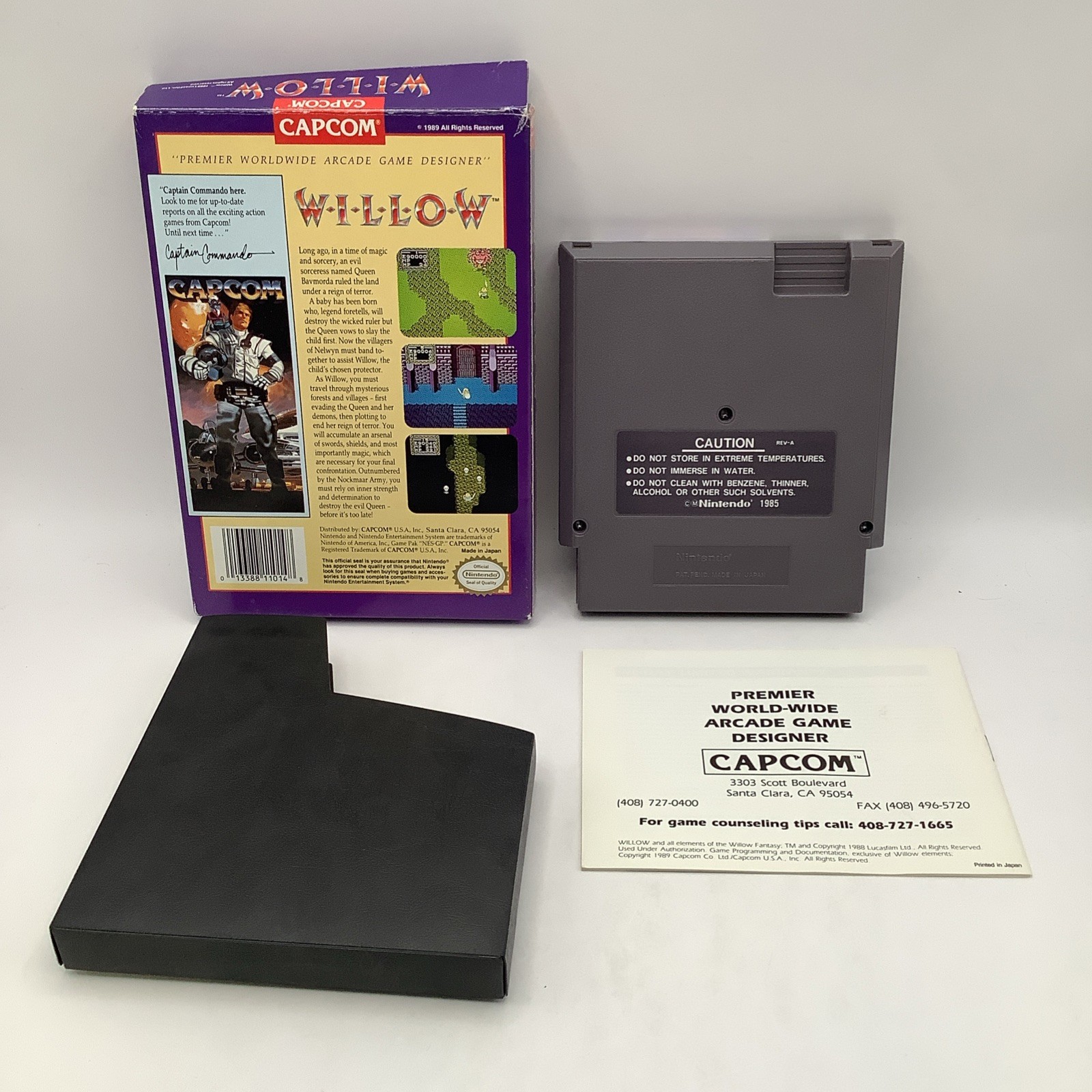 Willow (Nintendo Entertainment System, 1989) Complete CIB Tested