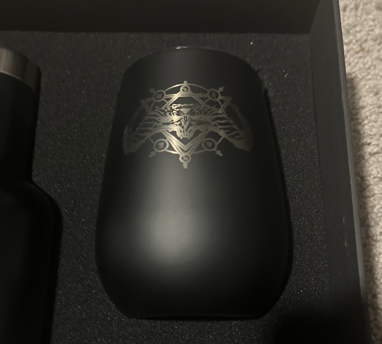 Diablo IV 4 Dev Team Thermos and Wine Cups Set Rare Promotional Brand New