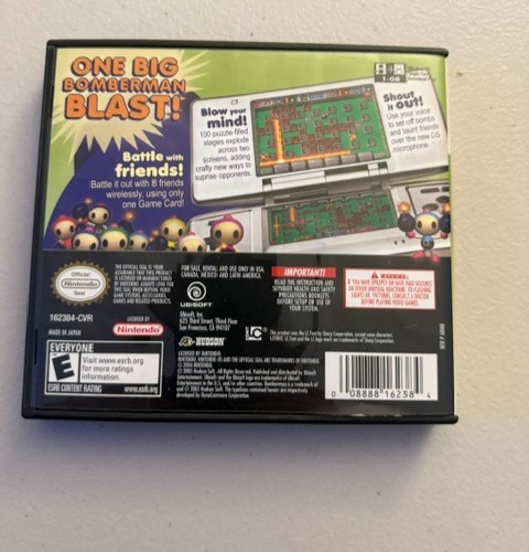 Bomberman Official Nintendo DS game. In Original Case and Game Manual.