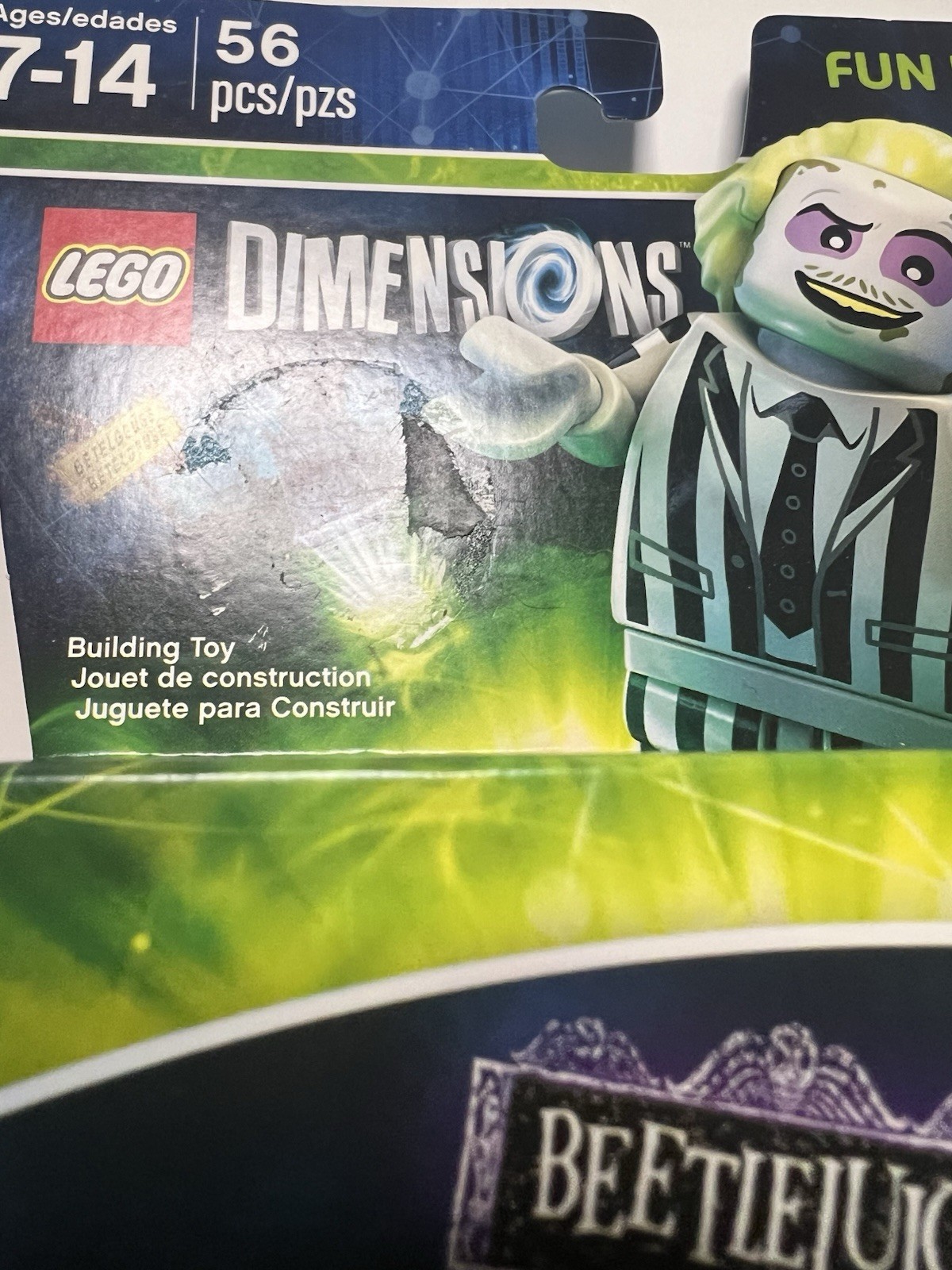 LEGO Dimensions: Beetlejuice & Sandworm Fun Pack (71349) – Factory Sealed Box
