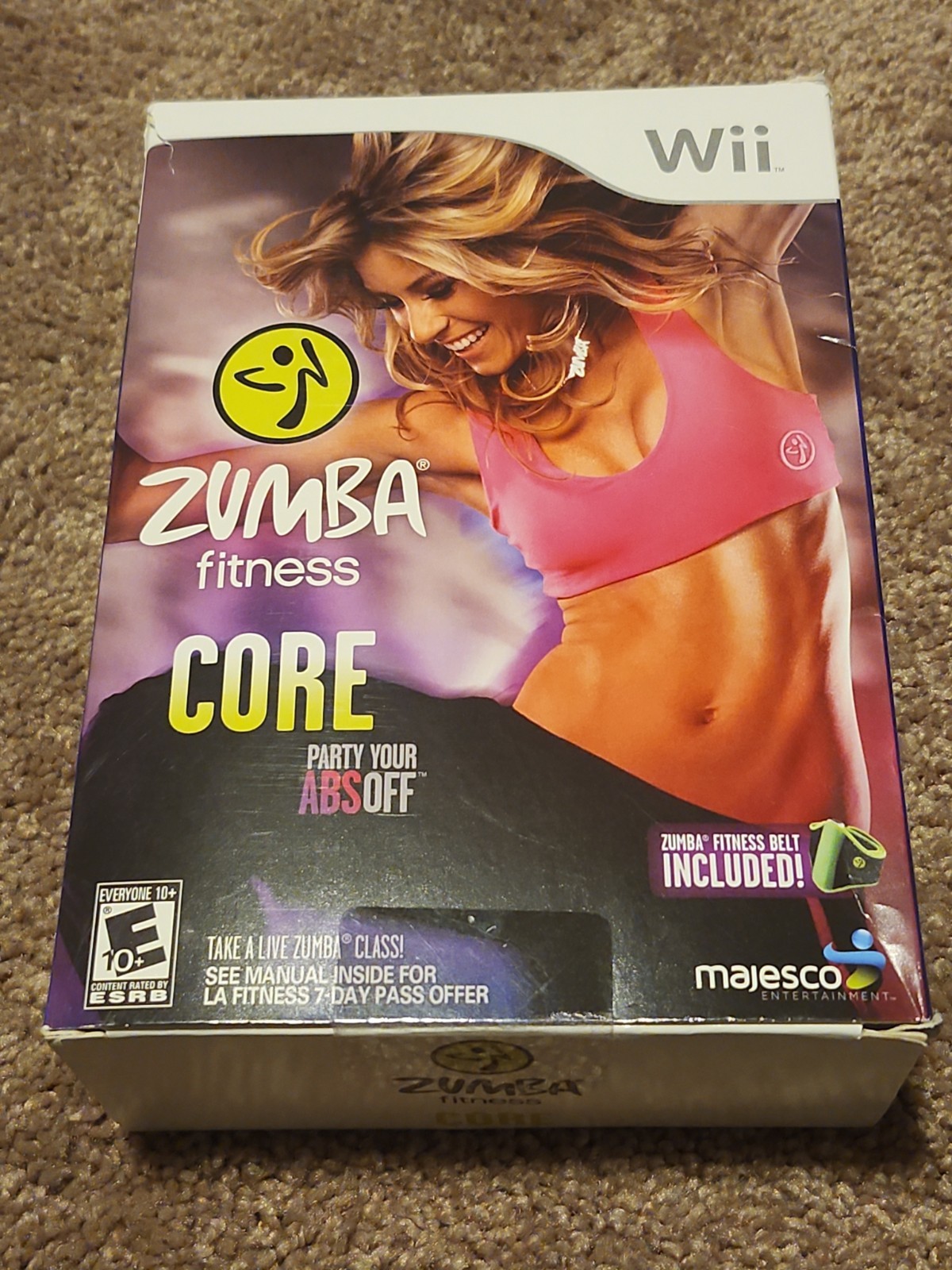 Zumba Fitness Core (Nintendo Wii) Big Box Belt Included BRAND NEW SEALED