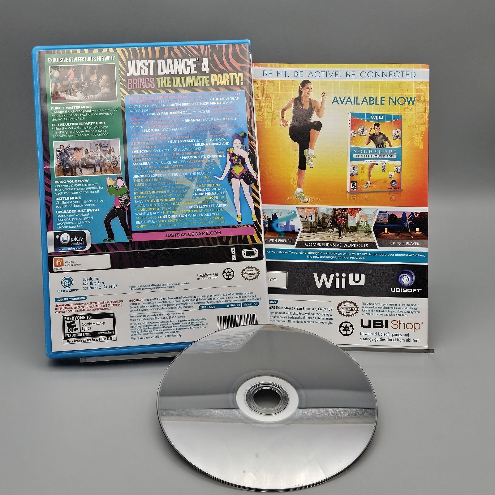 Just Dance 4 Nintendo Wii Complete Refurbished Excellent
