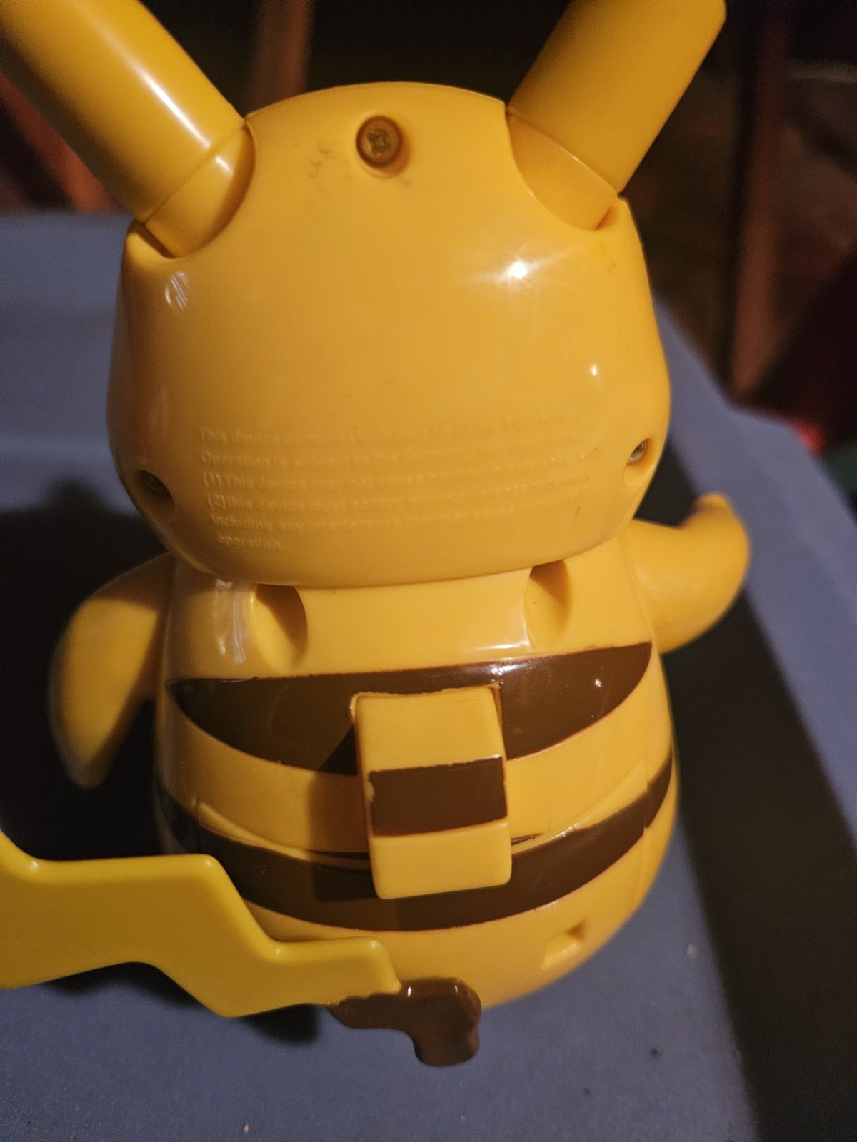 Pokémon – Talking Pikachu Figure – Nintendo (2004) GOOD!!