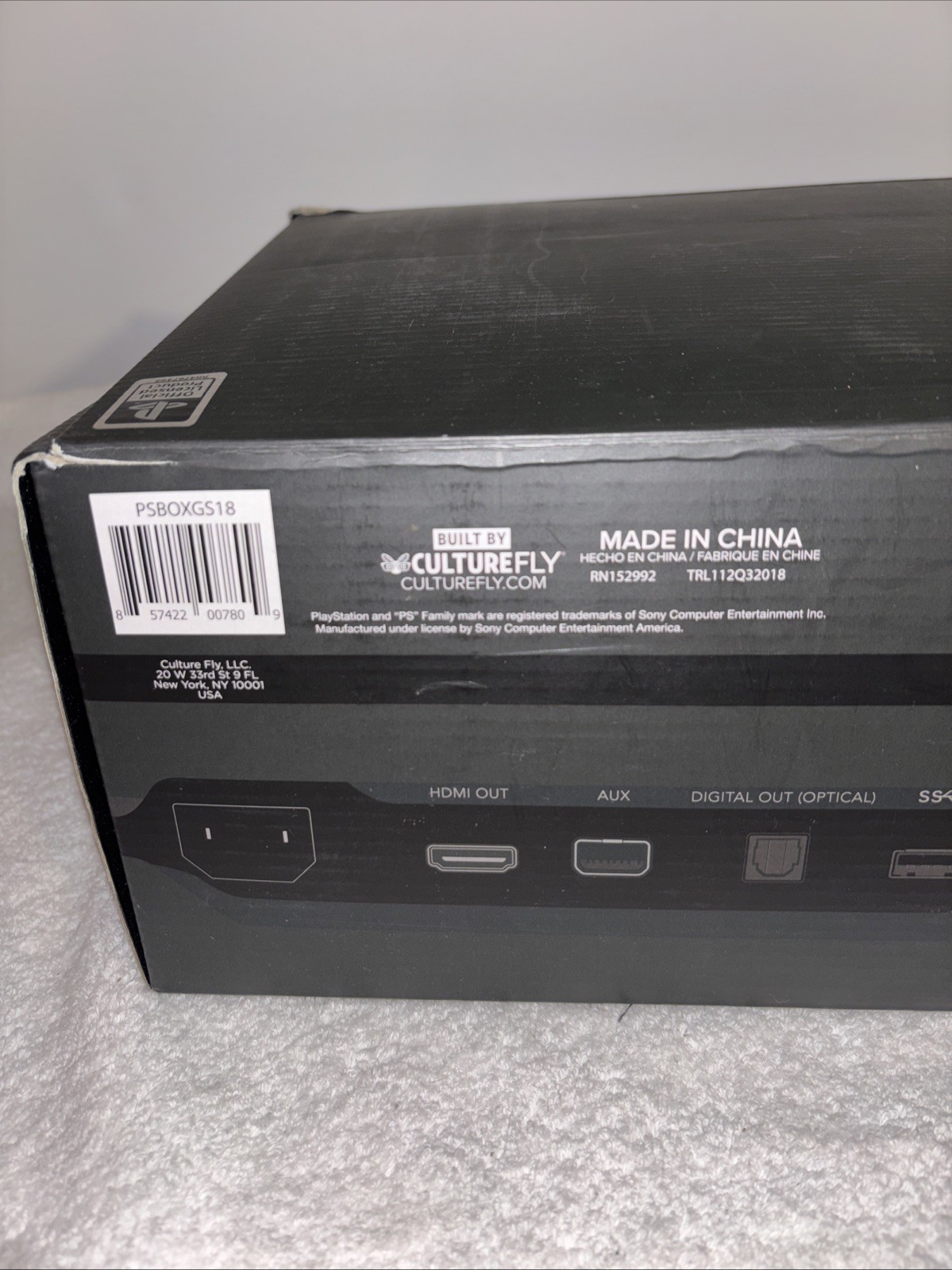 Rare Culture Fly PlayStation 1 Box RN152992 Complete New