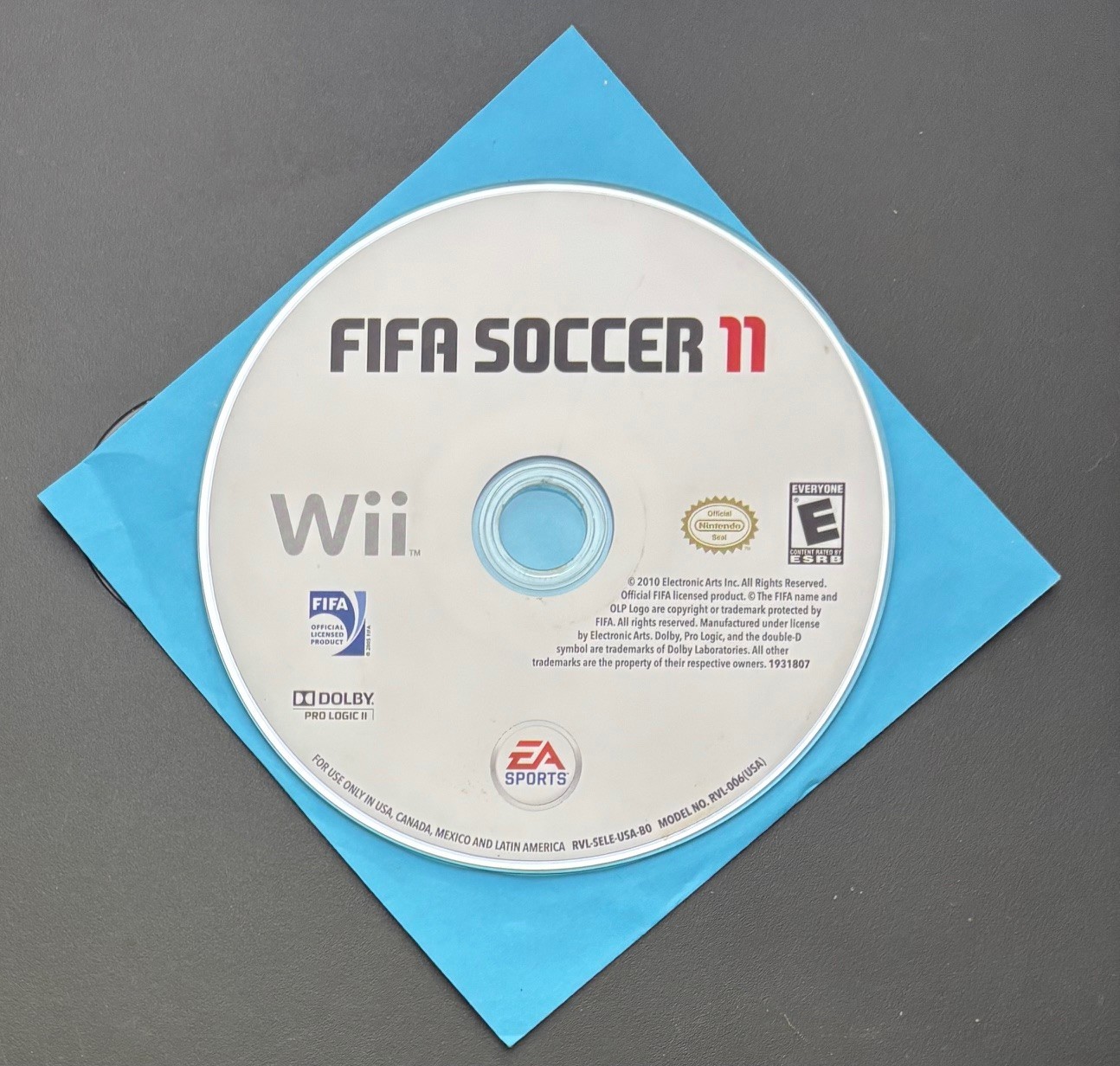FIFA Soccer 11 – Nintendo Wii – DISC ONLY