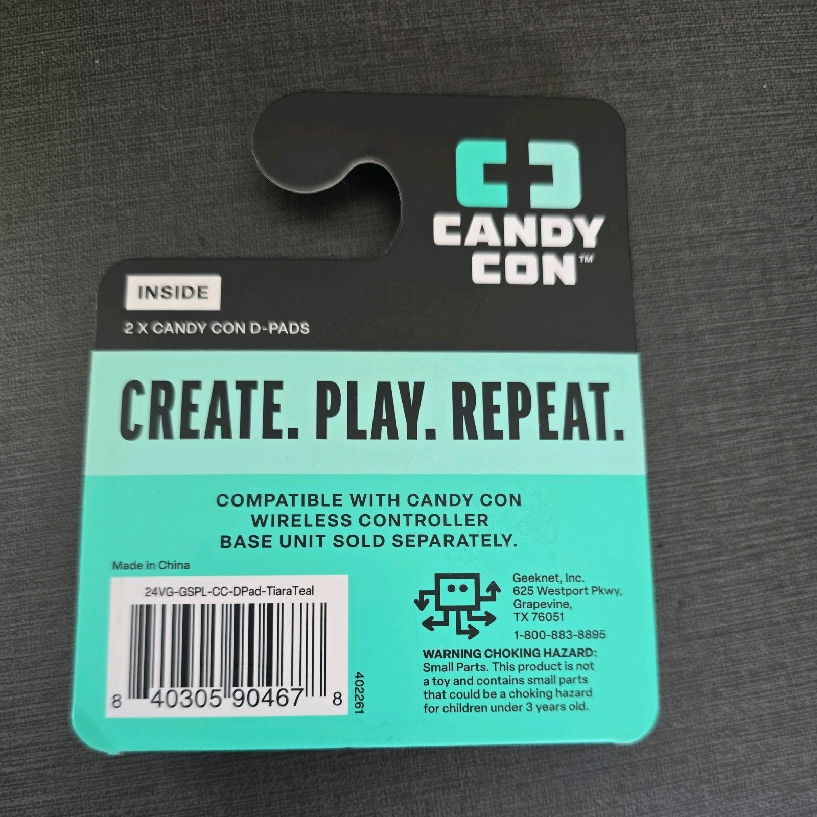 Candy Con Controller D-Pads Tiara Teal