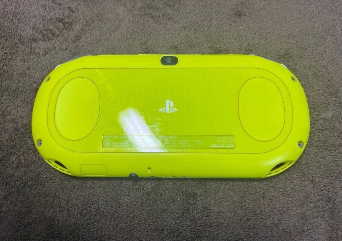 Excellent PS Vita PCH-2000 Lime Green White Tested