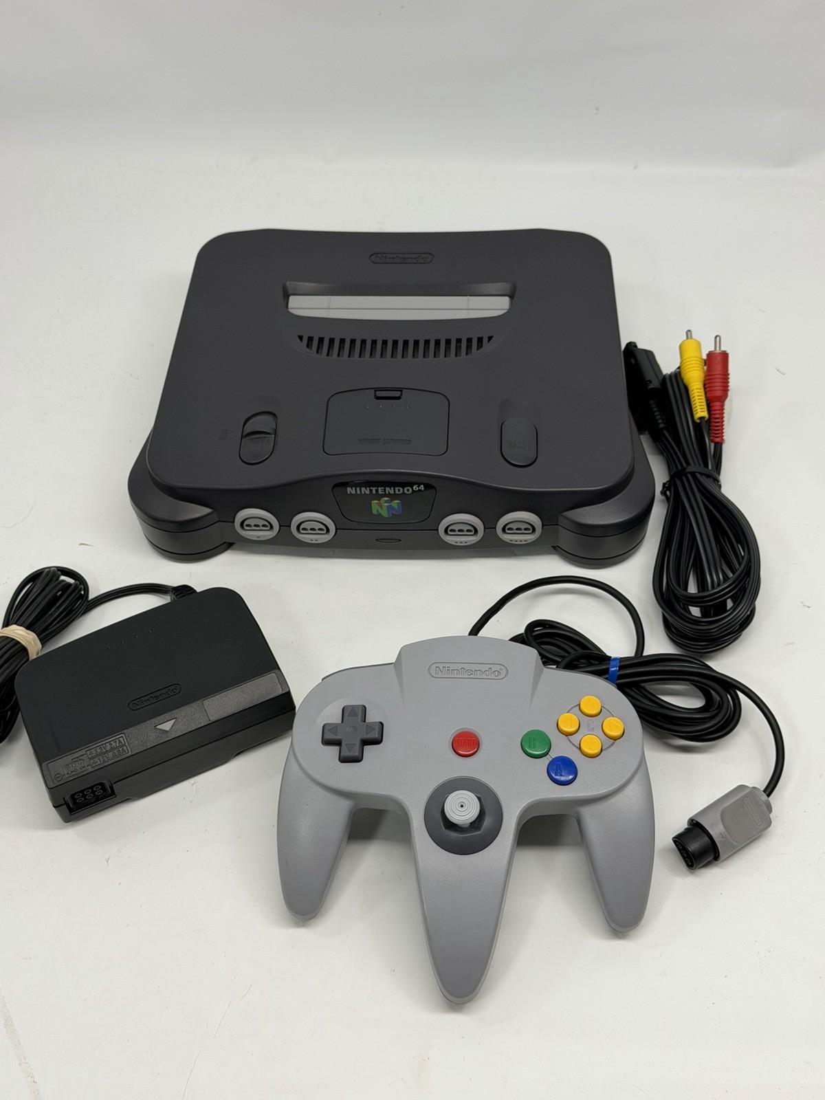 Authentic Nintendo 64 Console Gray Clean, Tested & Fully Functional Region Free