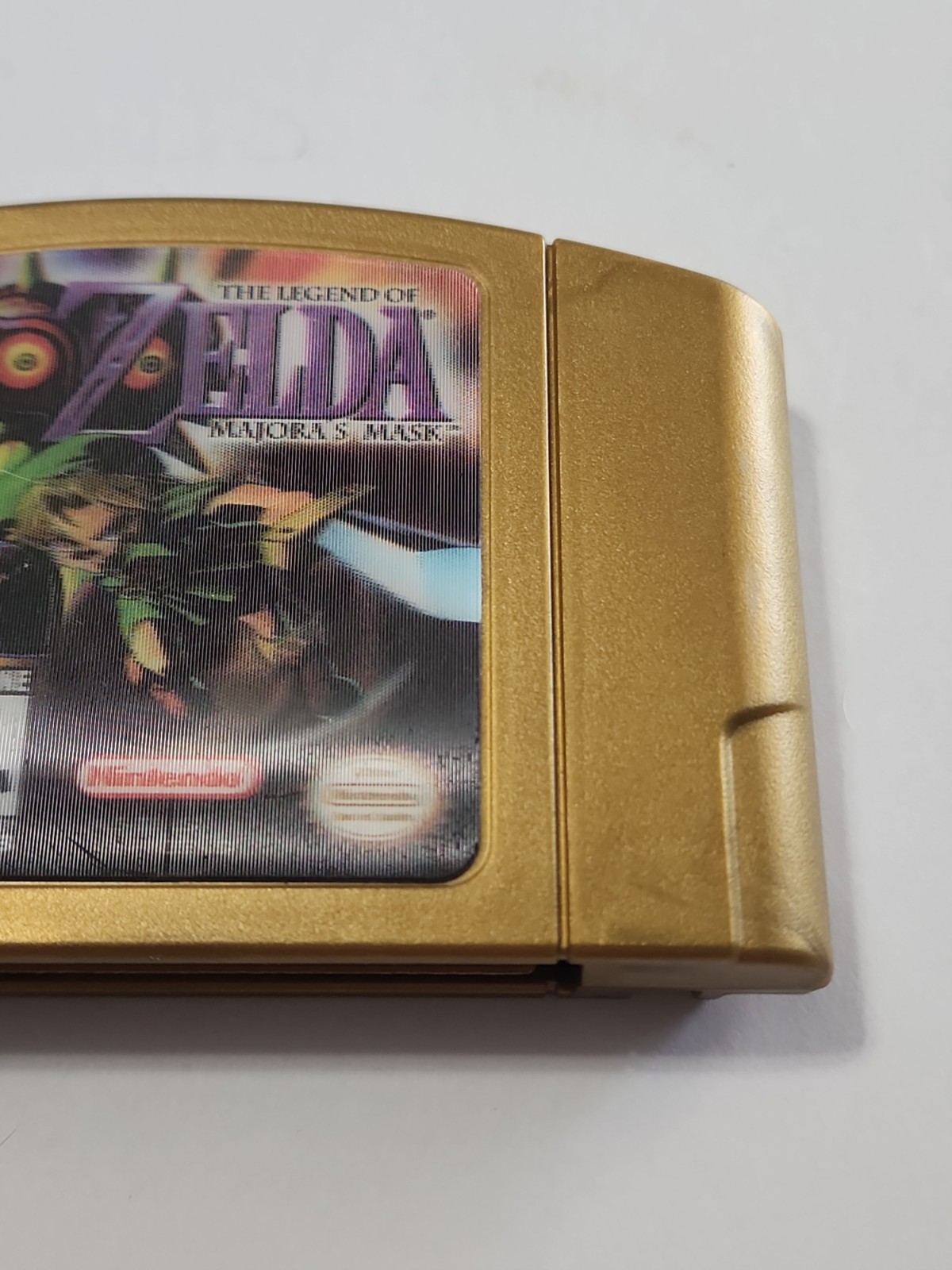 Legend of Zelda Majora’s Mask Gold Holographic N64 Tested Working Authentic