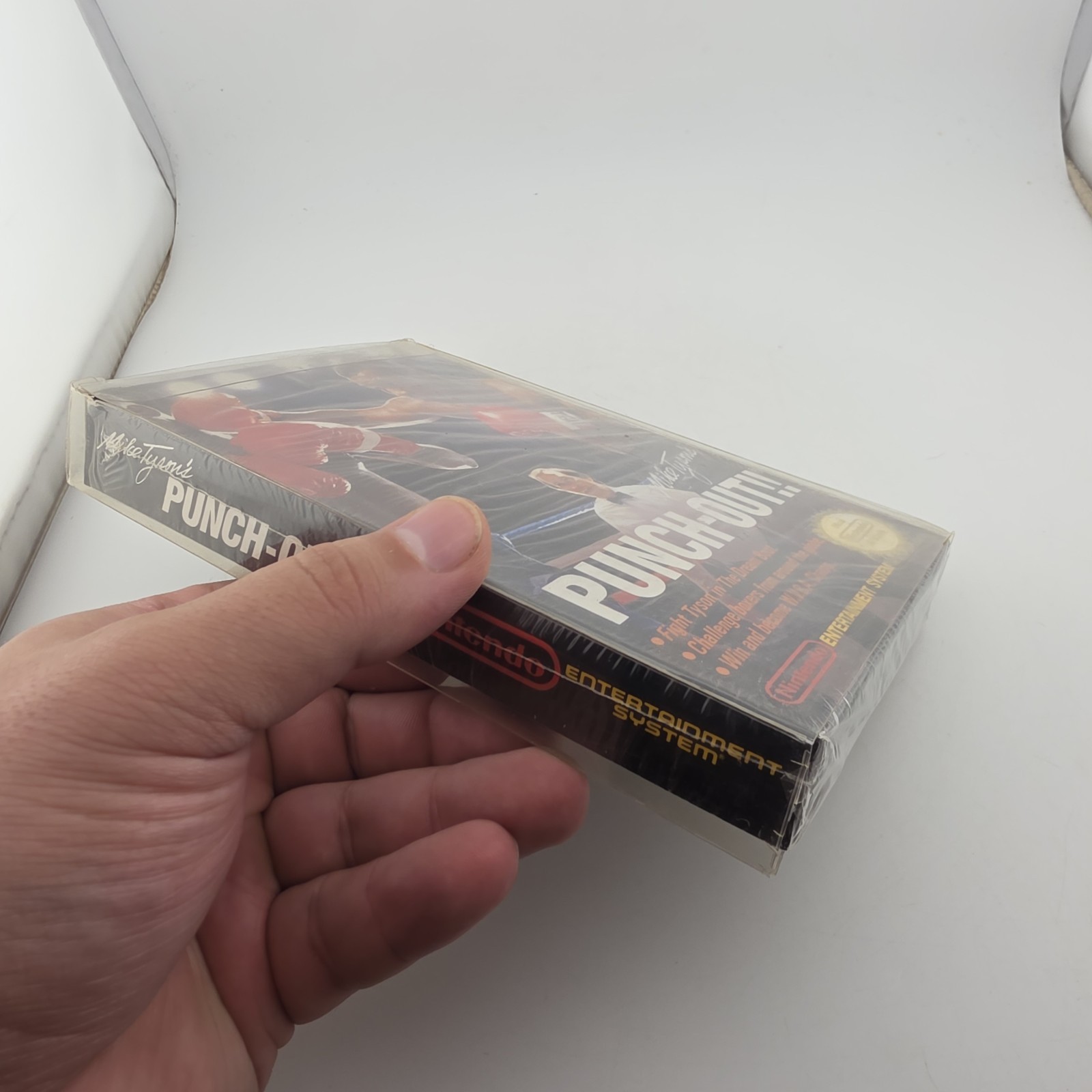 Mike Tyson’s Punch Out – Box Only – Nintendo Nes – Oval Seal – Shrink (No Game)