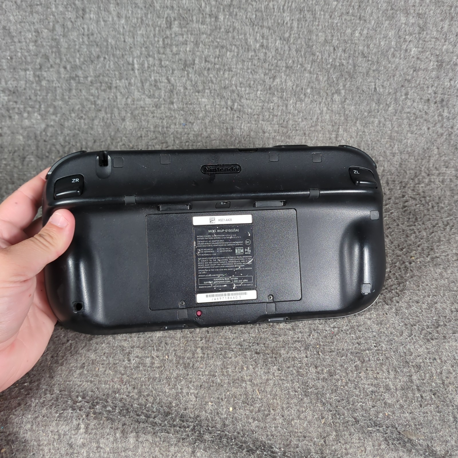 Nintendo Wii U Gamepad Untested