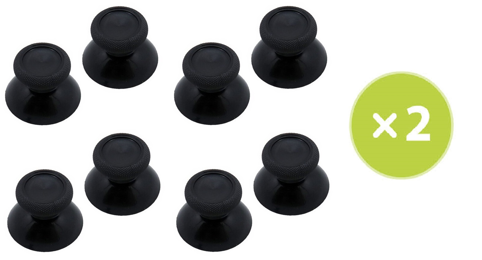 Lot of 16 Analog Thumbstick Joystick Grip Replacement For Xbox Series X Black