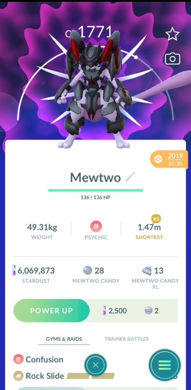 Armored Mewtwo (2019 Guaranteed Lucky) Legendary Pokemon ! 30 Days Friendship