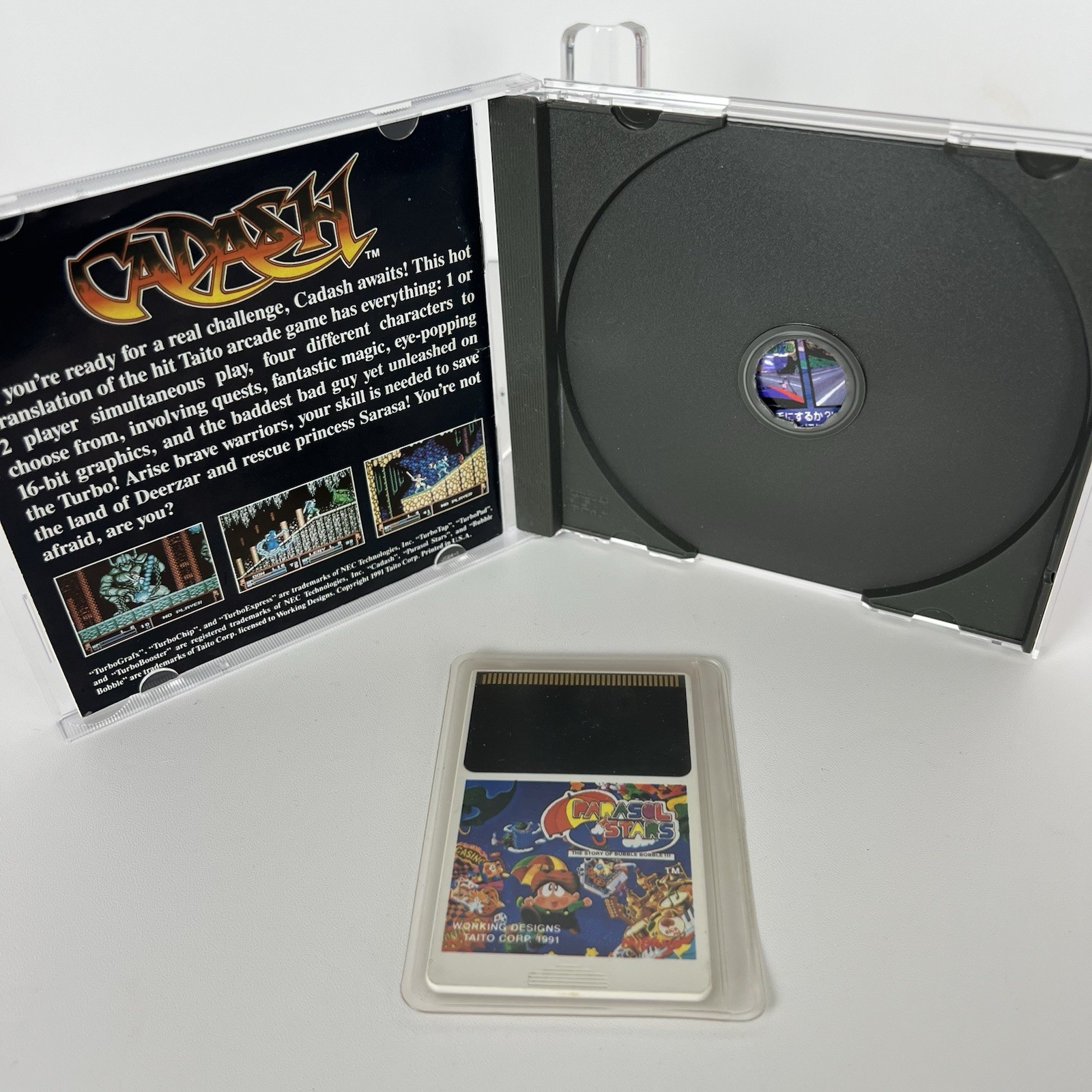 TurboGrafx 16 Parasol Stars Used The Story Of Bubble Bobble III Working Designs