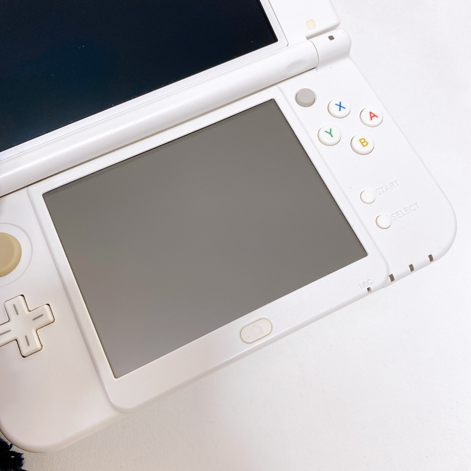 【Dual IPS w/Box】New Nintendo 3DS XL LL Pearl White Console Japan Tested Rank S