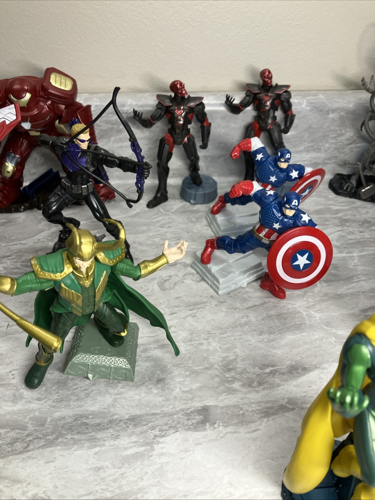 Lot of 15 Disney Hasbro Marvel Playmation Action Figures
