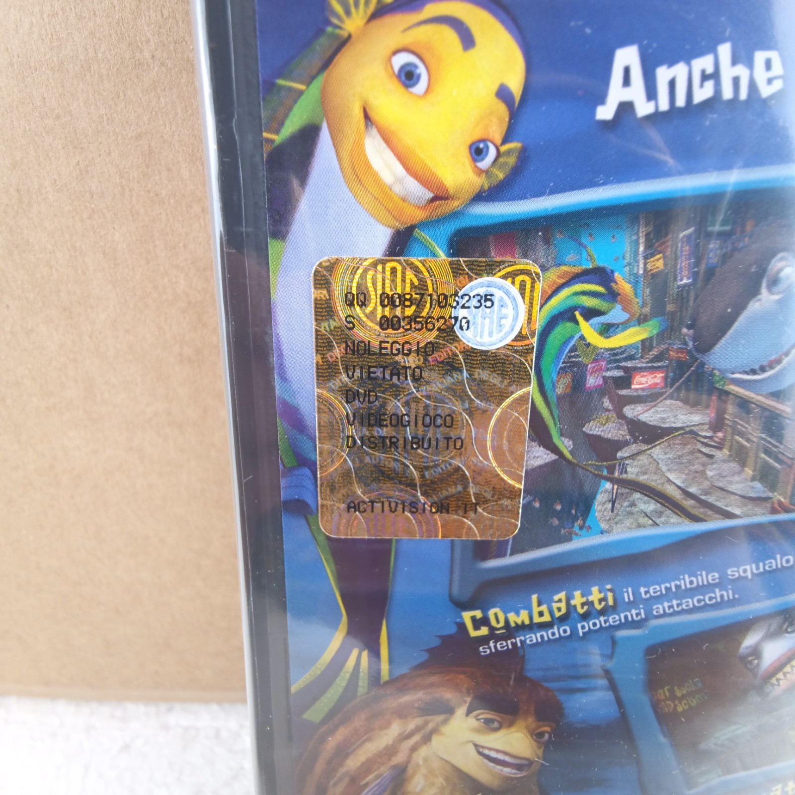 Nintendo GameCube Shark Tale PAL Italy Factory Sealed New Old Stock GC Game