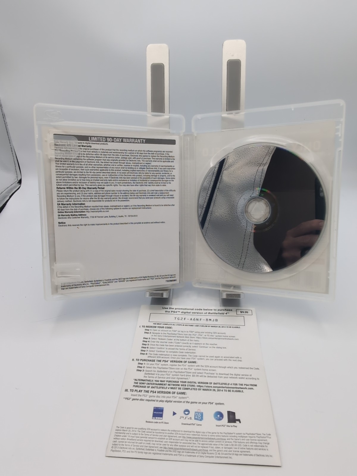 Battlefield 4 – Sony PlayStation 3 C.I.B. TESTED CODES NO GOOD