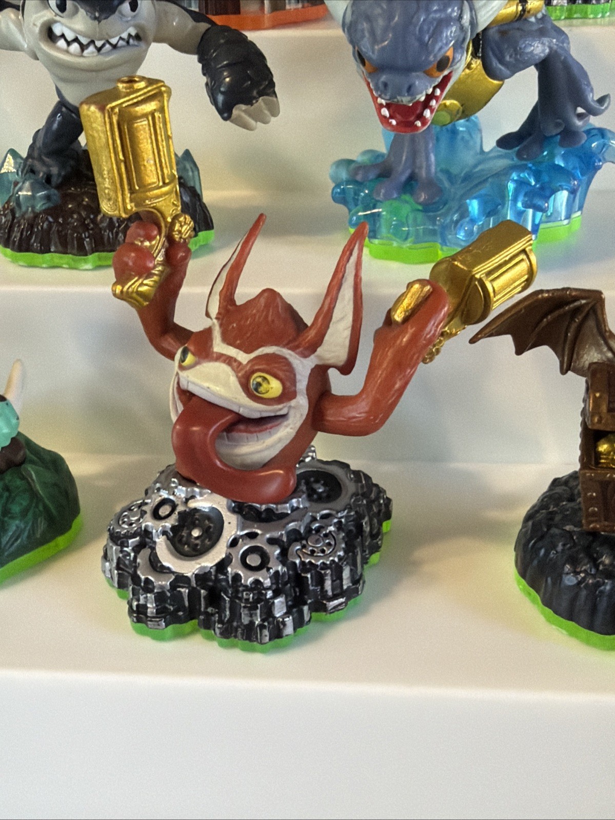 10 Skylanders Game Figures Elf Shroomboom Giant Terrafin Zap Drill Spyros Ship