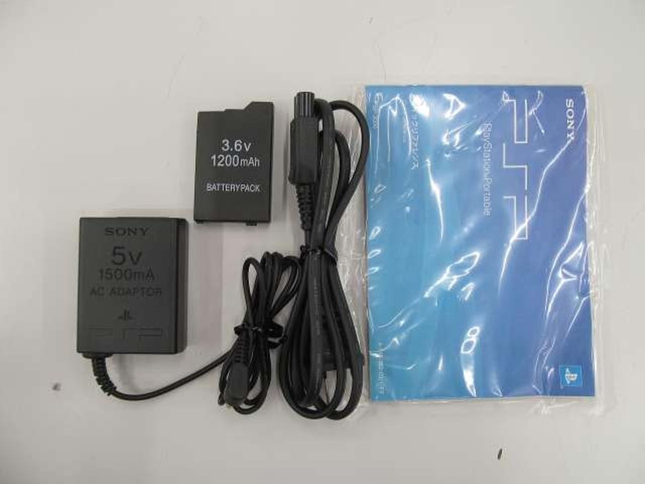 Sony PSP-3000 Pearl White Console Box Manual Charger Tested Working Japan NTSC-J