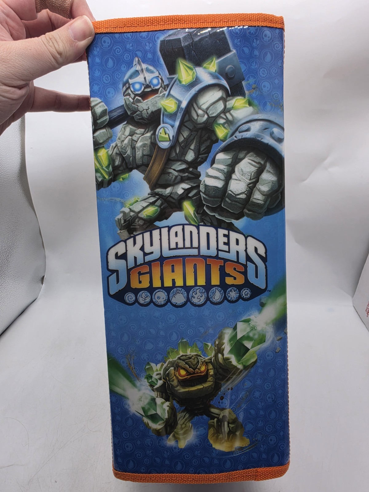 Skylanders Giants Blue Square Storage and Carrying Case Brand New Mint