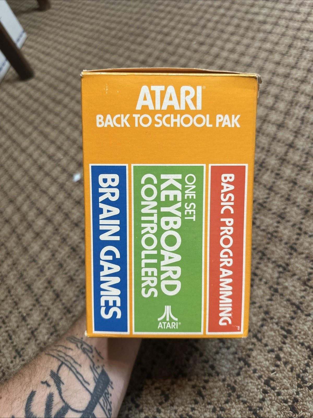 Atari 2600 Back To School Pak Brain Games & Basic Programming With Controllers