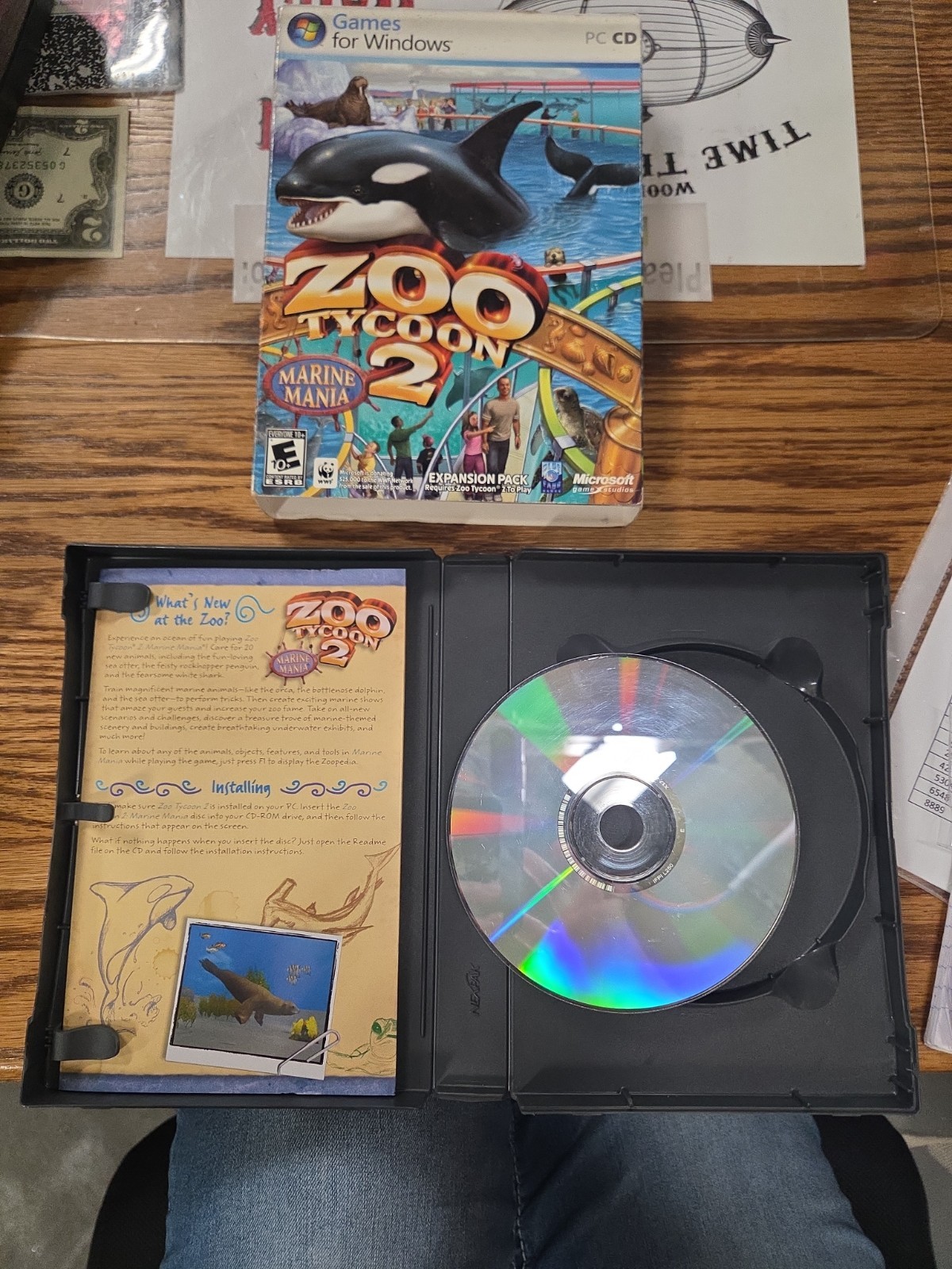 Zoo Tycoon 2 Marine Mania Expansion Pack 2006 Windows PC CD