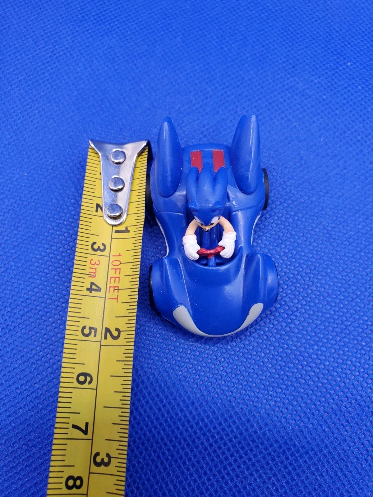 Sonic The Hedgehog Pull Back Gacha Blue Car Racer Tomy Mini Toys Official Sega