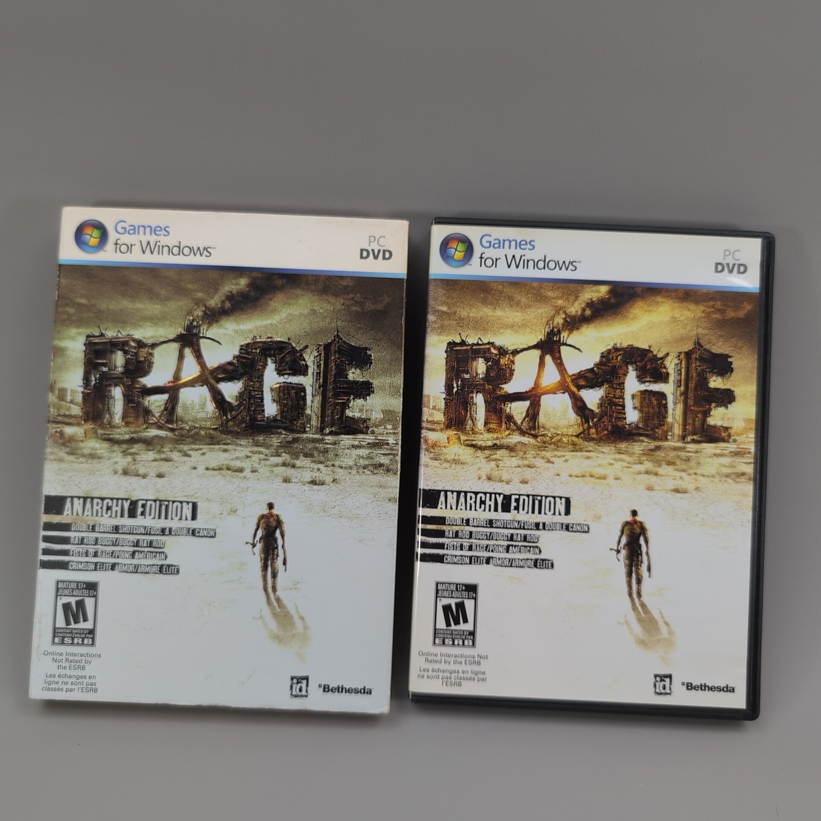Rage Anarchy Edition PC DVD Video Game Multiplayer Shooter