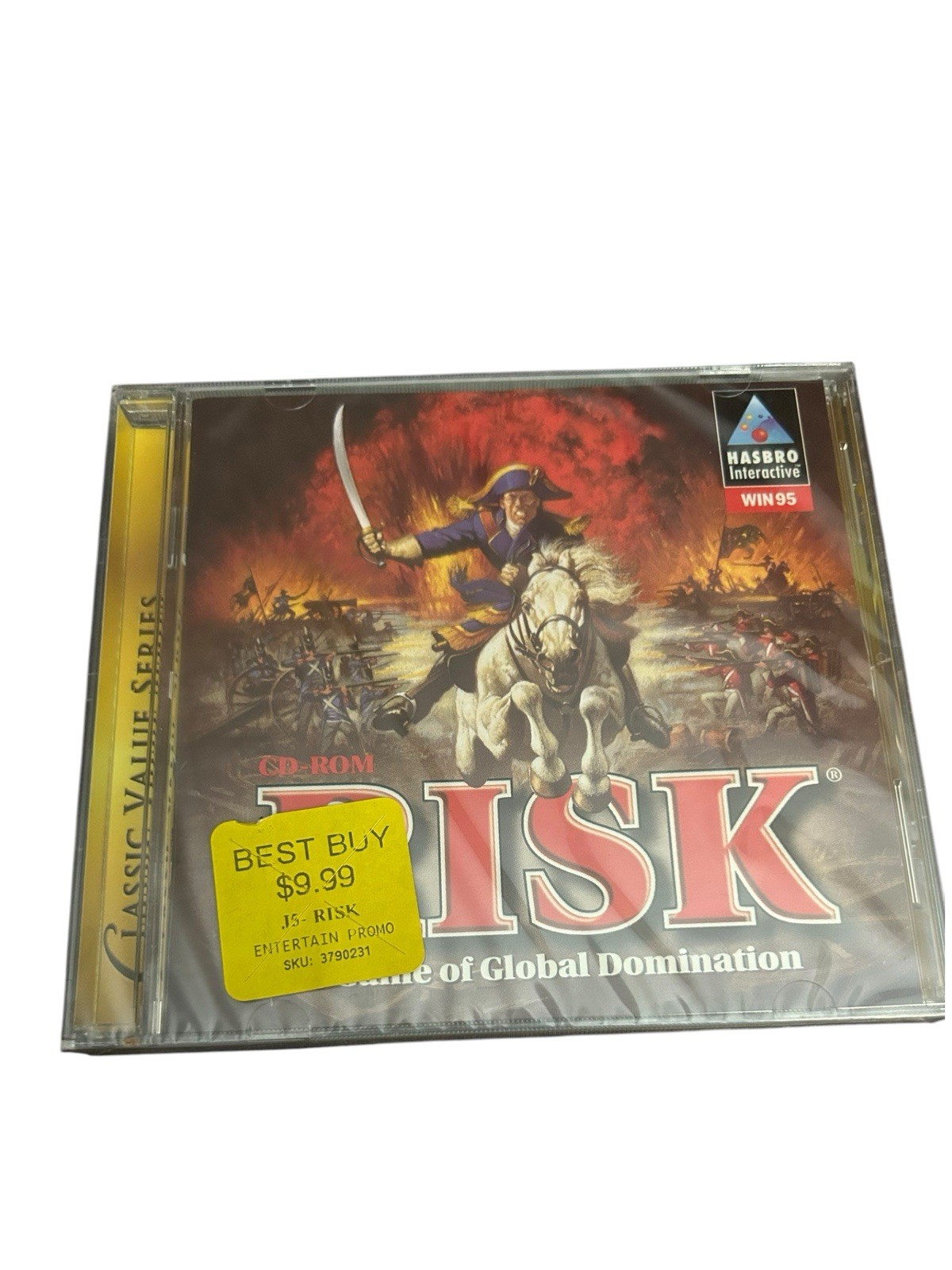 Hasbro Interactive Risk PC CD-ROM for Windows 95 Strategy/Board Game K-A