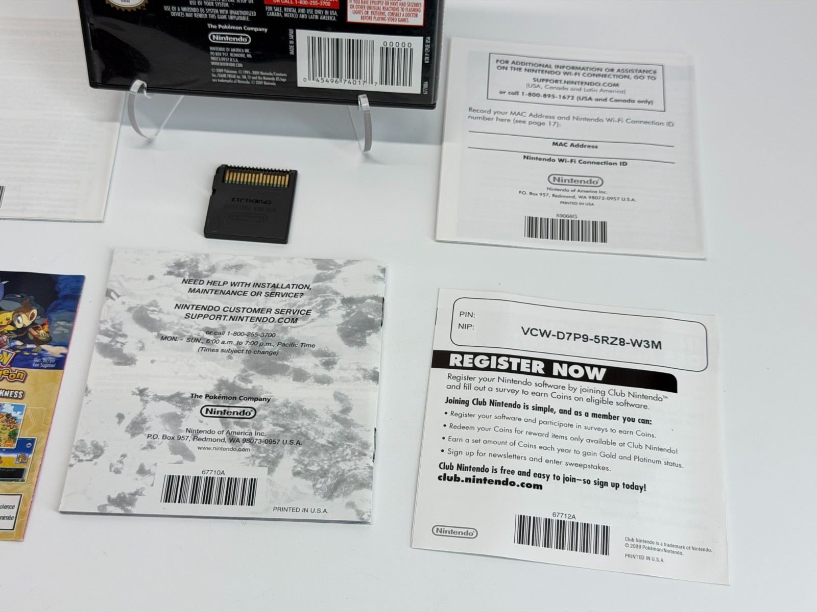 Pokemon Platinum Version (Nintendo DS) Complete w/Red Insert Authentic