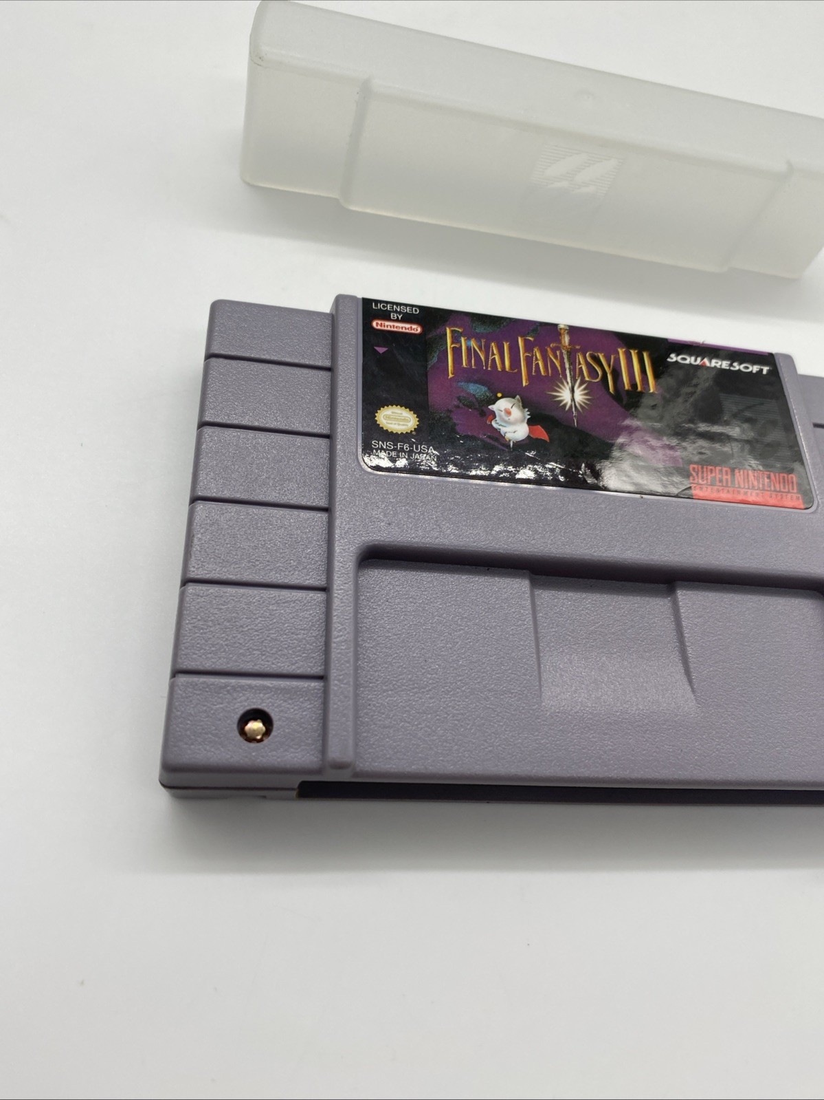 Authentic Final Fantasy III SNES Super Nintendo Cartridge Tested Working