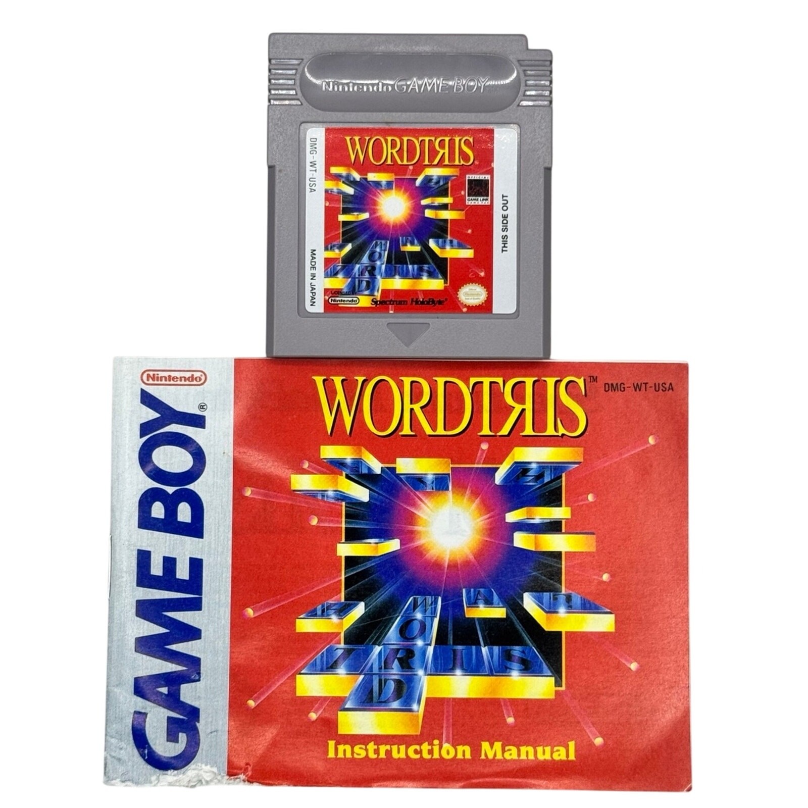 Wordtris with Manual for Nintendo Gameboy.