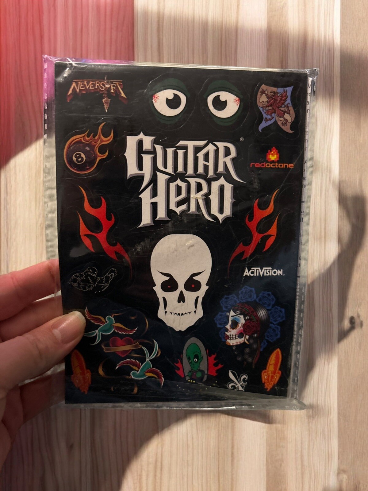 Guitar Hero Stickers for Guitar, Microphone And Belt Buckle