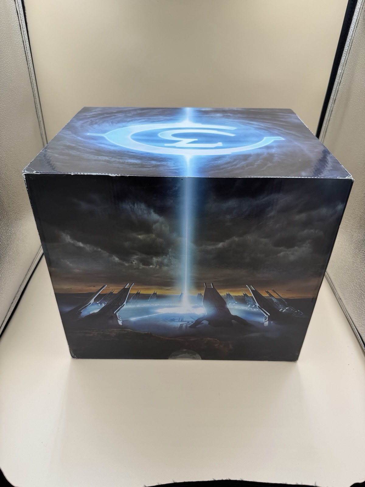 Halo 3 Legendary Edition Xbox 360 Master Chief Helmet Stand Box *Missing game*