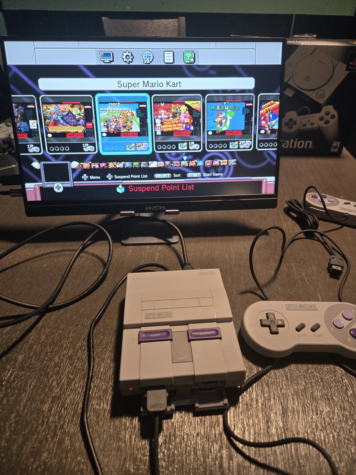 Mini Console Lot. Classic Nintendo NES,SNES, And Playstation