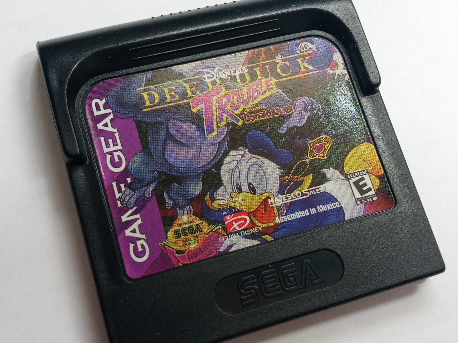 Donald Duck Deep Duck Trouble Majesco version Sega Game Gear with manual