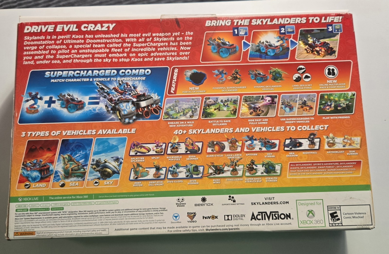 Activision Skylanders SuperChargers Starter Pack Xbox 360 Spitfire Hot Streak