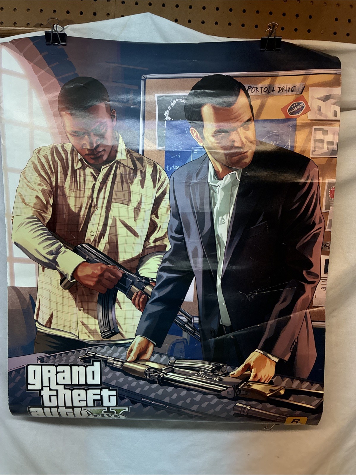 Grand Theft Auto 5 Double Sided Promotional Poster 28″x22″ – GTA V PROMO 2013