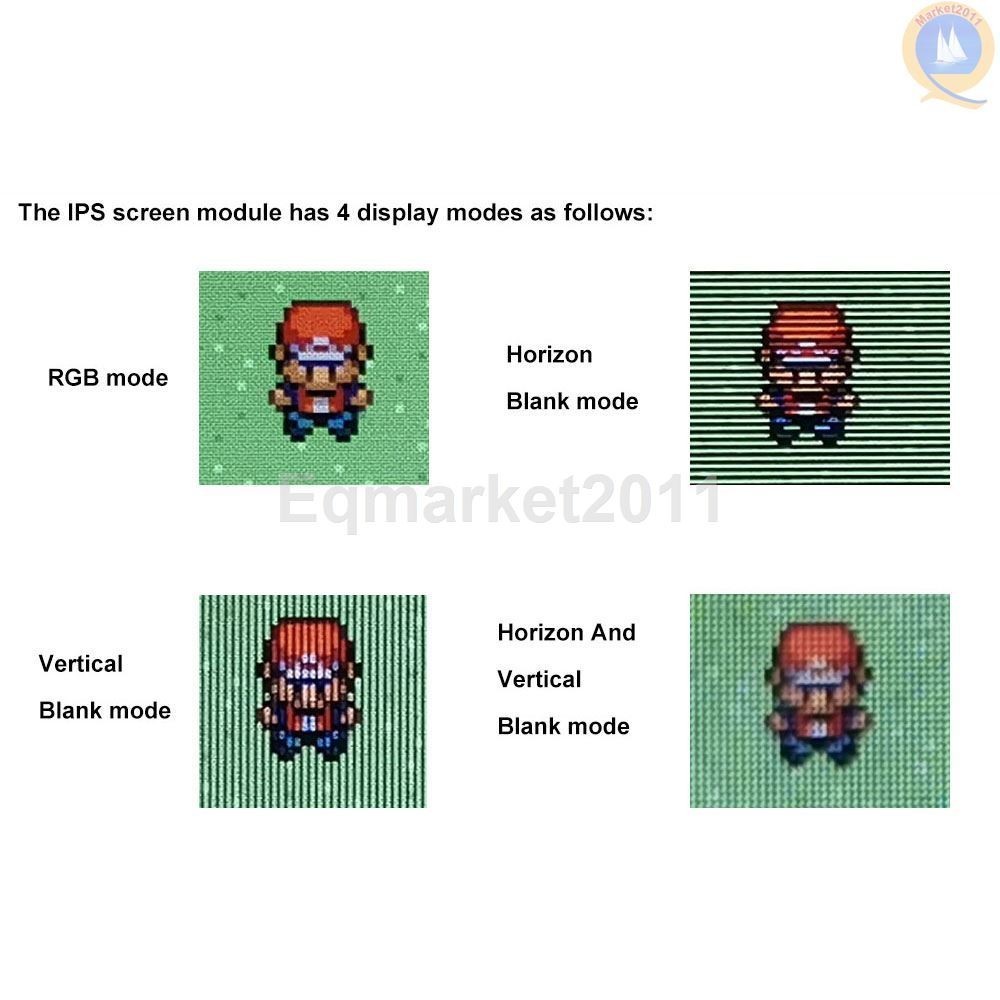 GBA SP IPS LCD Backlight Screen Kit+Shell Drop in Easy For GameBoy Advance SP