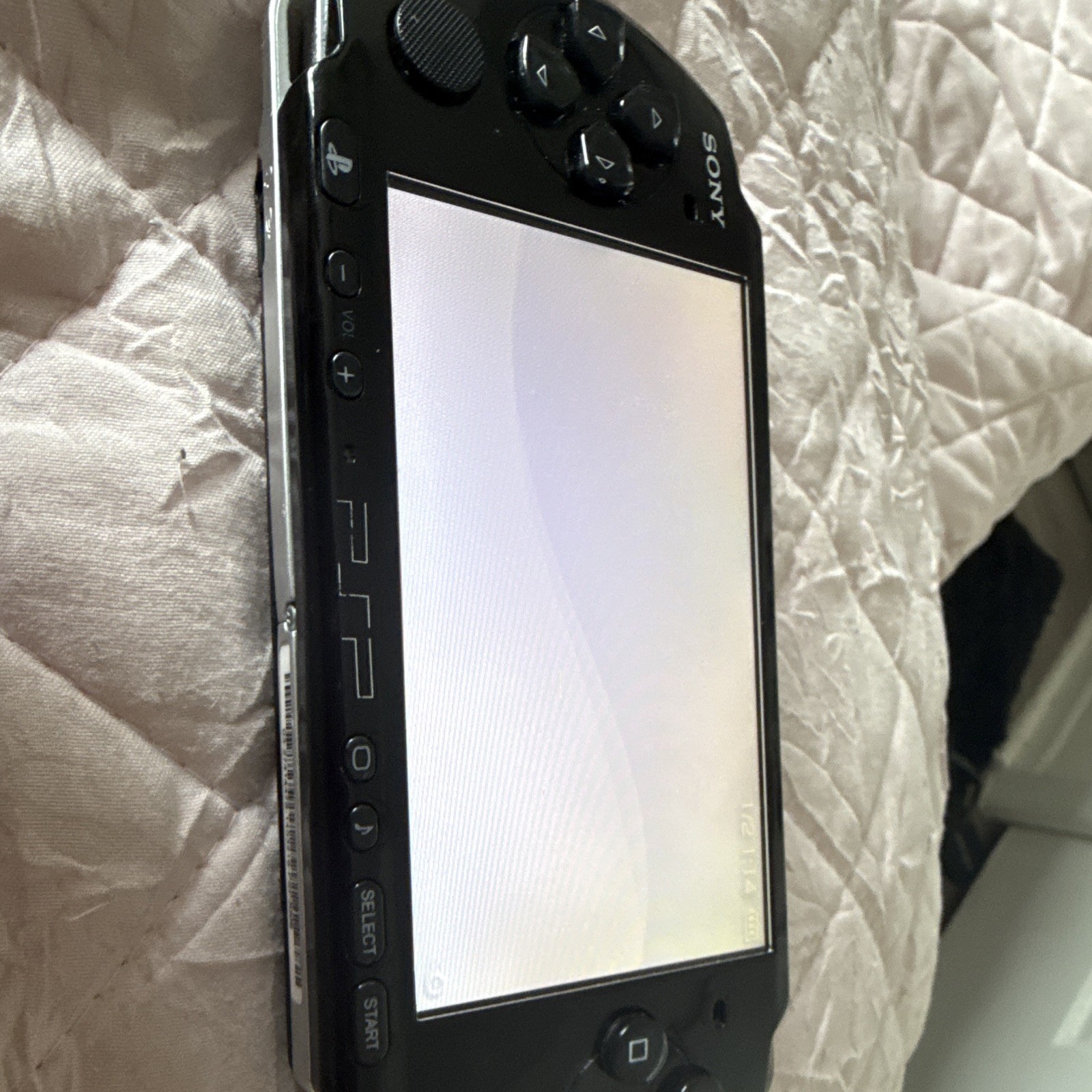 Sony PSP-3000 Black Handheld System, Region Free, UMD Compatible, USB