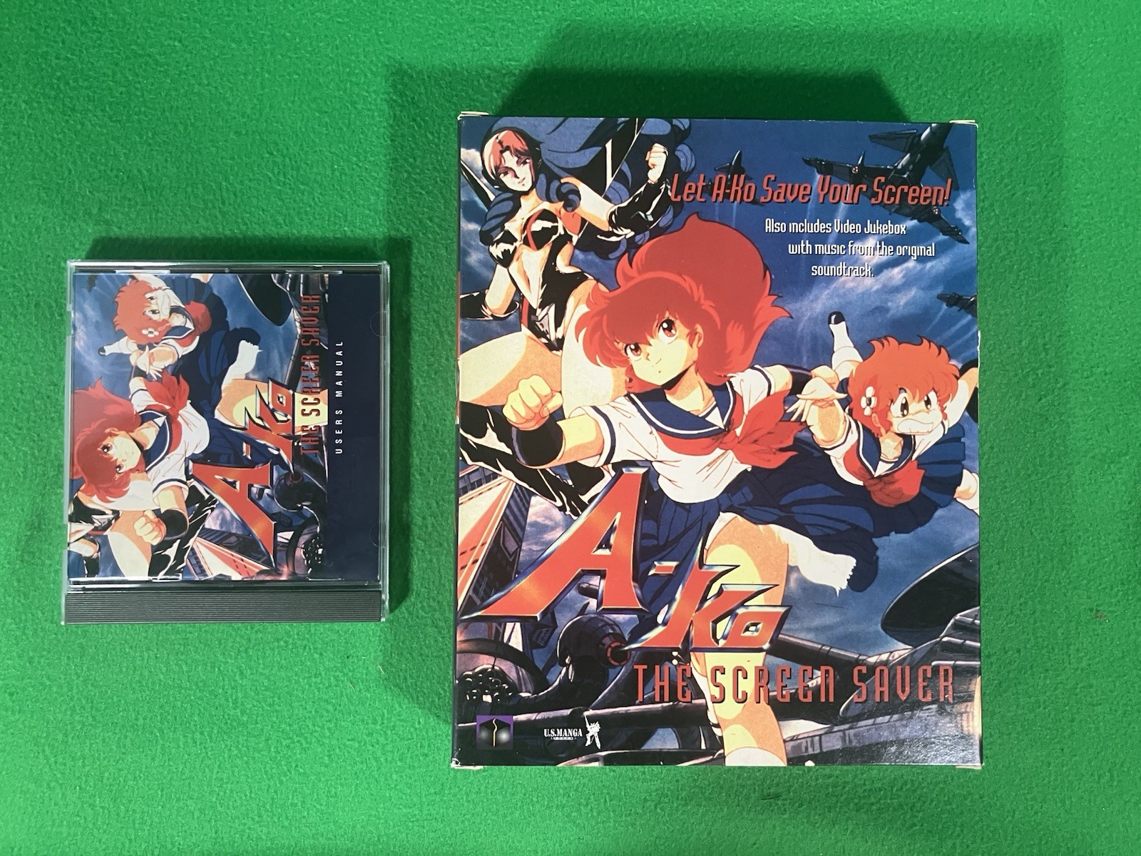 Project A-Ko PC Screen Saver – Big Box CD Anime Software – U.S. Manga – WIN/MAC
