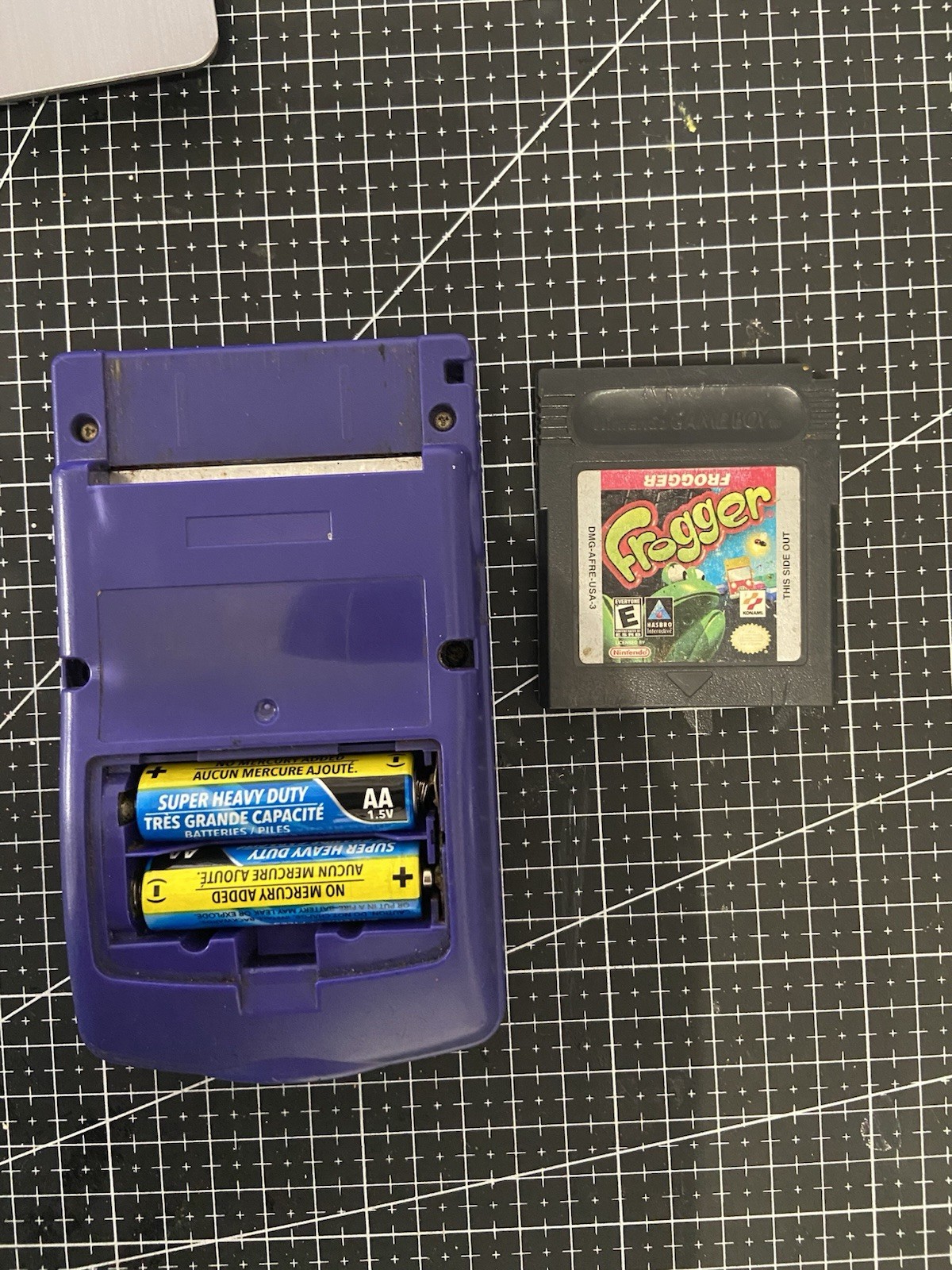 Gameboy Color Purple One Game Included Working Good Condition