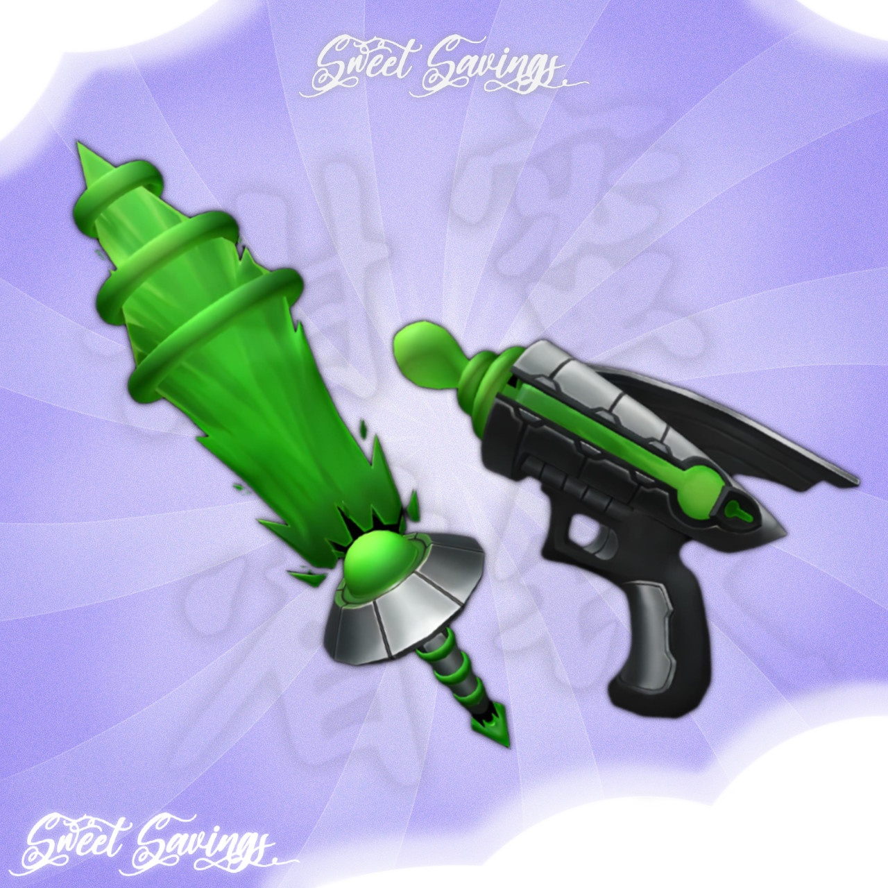 Alien set, Alienbeam, Raygun (CHOOSE) Murder Mystery 2 MM2 Godly Knives & Guns