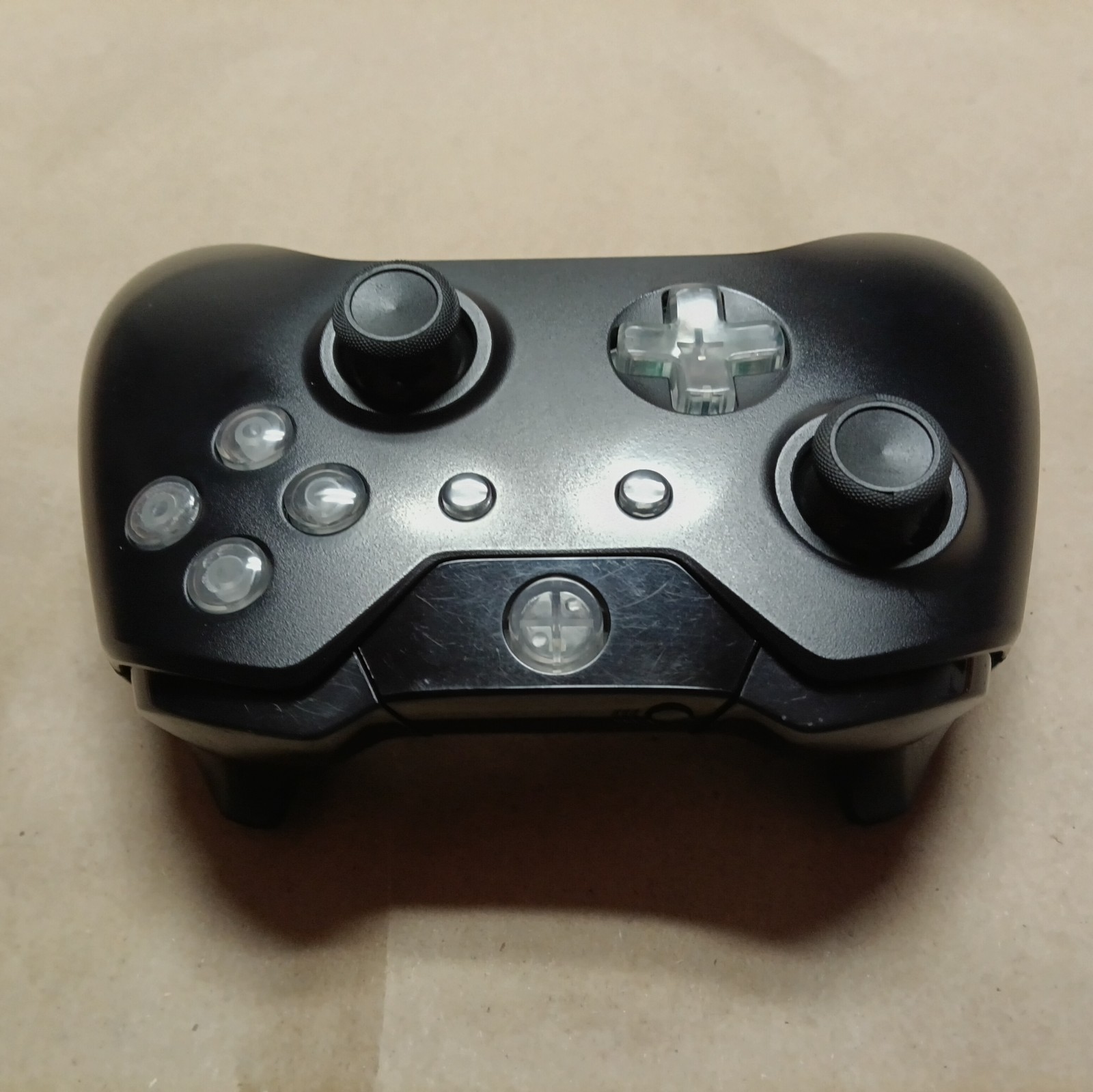 Xbox One Wireless Controller 1537 (Black And Clear) Cleaned Tested And Working