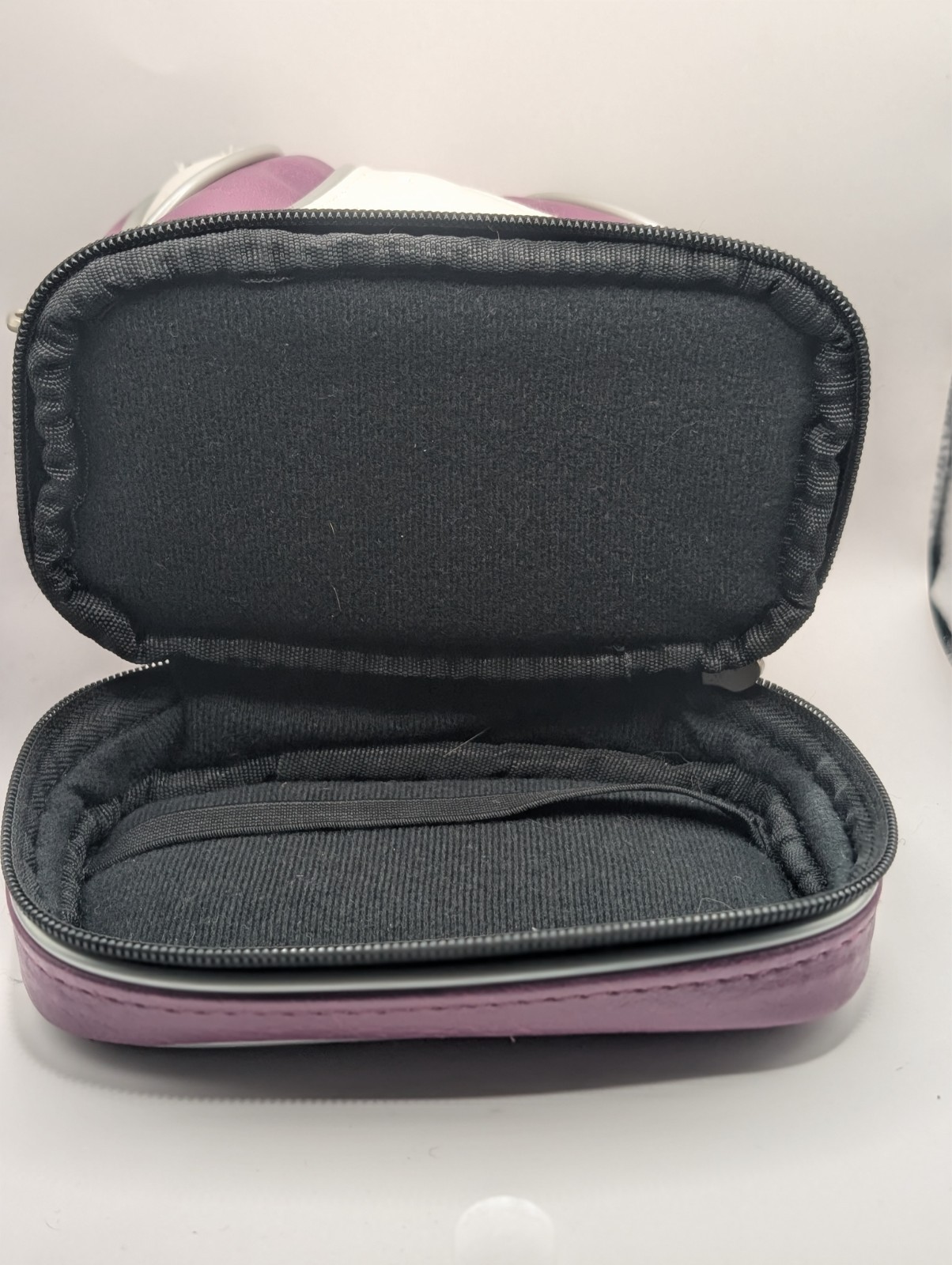Nintendo 3DS Lite Mini Brunswick Bowling Ball Bag Carrying Case Purple & White