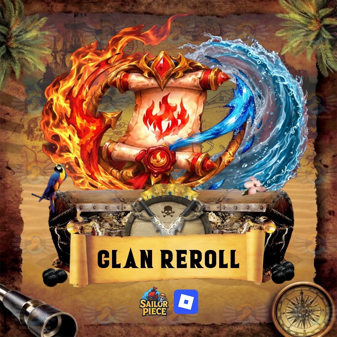 50,000x Clan Reroll | Sailor Piece | 24/7 Instant Delivery