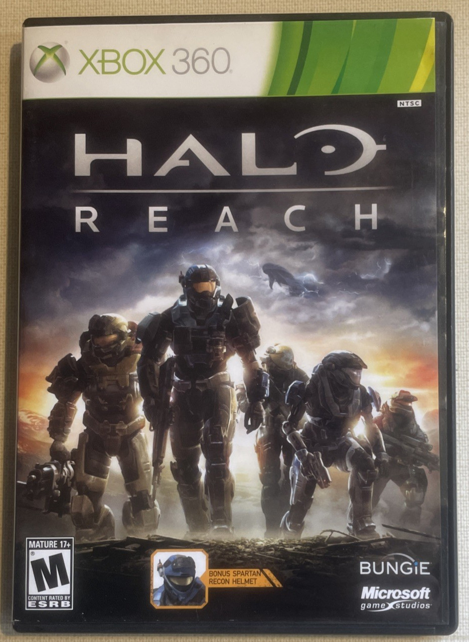 Halo Reach Microsoft Xbox 360 Video Game w/ Manual F0159B