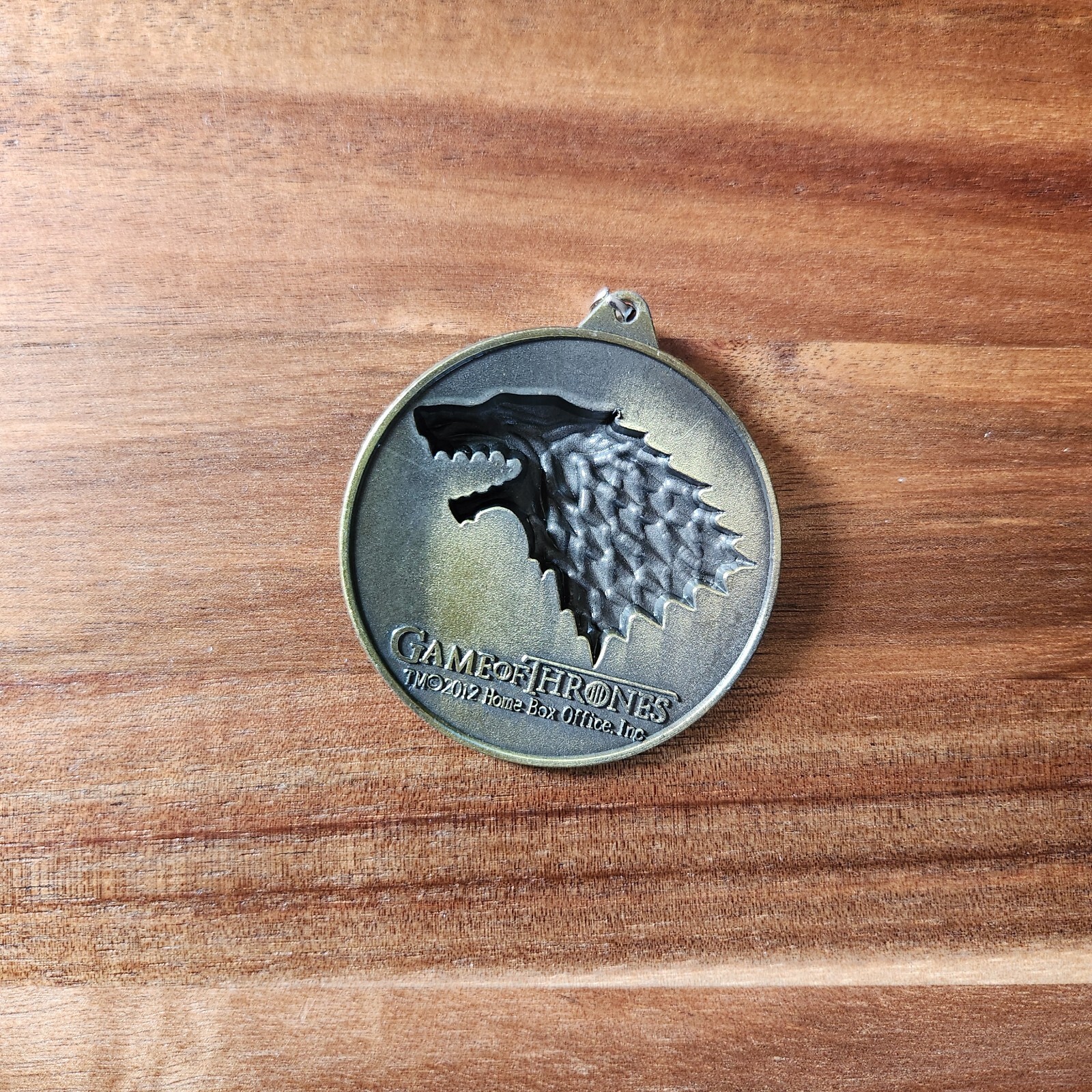 Game of Thrones House Stark Challenge Coin Winter is Coming 2012